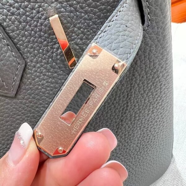 88 Graphite Birkin 30CM Togo Leather Rose Gold Hardware Full Handmade
