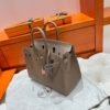 Ck18 Etoupe Birkin 25CM Epsom Leather Gold Hardware Full Handmade