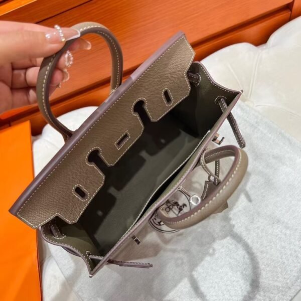 Ck18 Etoupe Birkin 25CM Epsom Leather Gold Hardware Full Handmade
