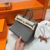 8F Etain Birkin 25CM Togo Leather Rose Gold Hardware Full Handmade