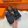 Ck89 Noir Birkin 25CM Togo Leather Rose Gold Hardware Full Handmade