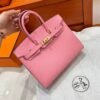 1Q Rose Birkin 25CM Epsom Leather Gold Hardware Full Handmade