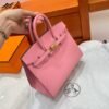 1Q Rose Birkin 25CM Epsom Leather Gold Hardware Full Handmade