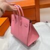 1Q Rose Birkin 25CM Epsom Leather Gold Hardware Full Handmade