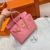 1Q Rose Birkin 25CM Epsom Leather Gold Hardware Full Handmade