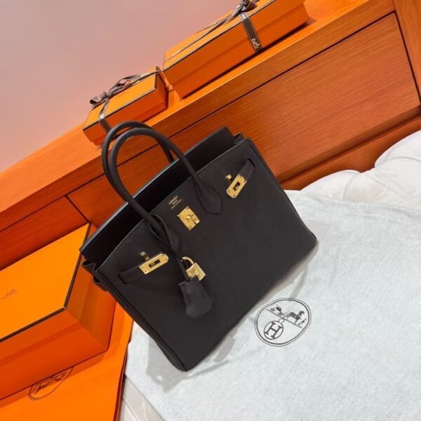 46 Ebene Birkin 25CM Togo Leather Gold Hardware Full Handmade