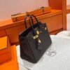 46 Ebene Birkin 25CM Togo Leather Gold Hardware Full Handmade