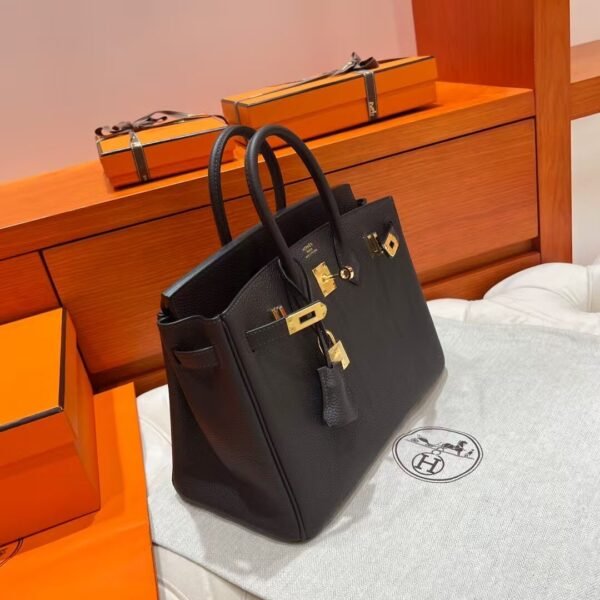 46 Ebene Birkin 25CM Togo Leather Gold Hardware Full Handmade