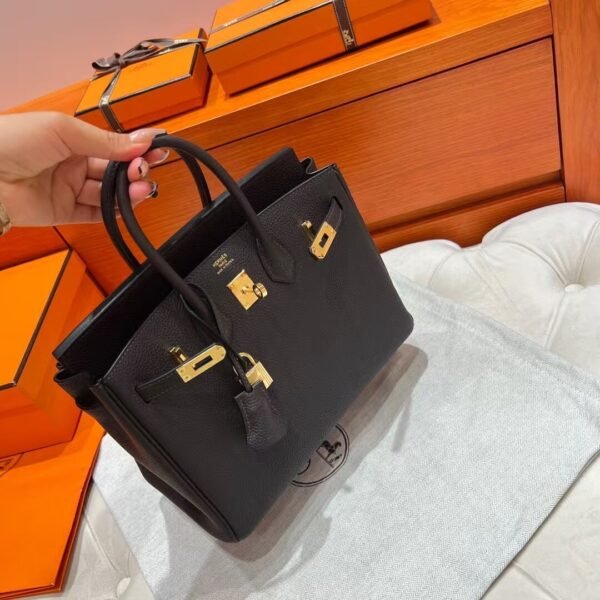 46 Ebene Birkin 25CM Togo Leather Gold Hardware Full Handmade