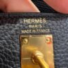 CK89 Black Kelly 25CM Togo Leather Gold Hardware Full Handmade