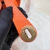 9J Feu Mini lindy 19cm Tc Leather Gold Hardware Full Handmade