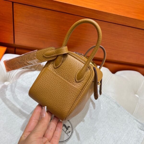 2s Sesame Mini lindy 19cm Tc Leather Gold Hardware Full Handmade