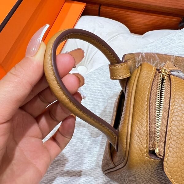 2s Sesame Mini lindy 19cm Tc Leather Gold Hardware Full Handmade