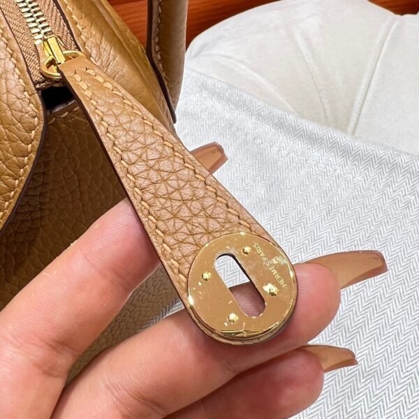2s Sesame Mini lindy 19cm Tc Leather Gold Hardware Full Handmade