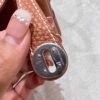 37 Gold Mini lindy 19cm Tc Leather Silver Hardware Full Handmade