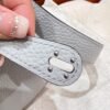 08 Blue pale Mini lindy 19cm Tc Leather Silver Hardware Full Handmade
