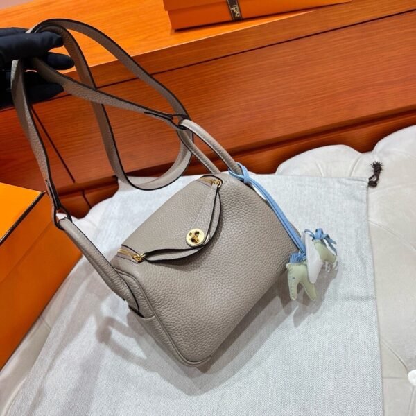M8 Asphalte Mini lindy 19cm Tc Leather Gold Hardware Full Handmade