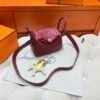 B5 Rubis Mini lindy 19cm Tc Leather Gold Hardware Full Handmade