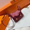 B5 Rubis Mini lindy 19cm Tc Leather Gold Hardware Full Handmade