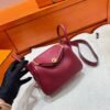 B5 Rubis Mini lindy 19cm Tc Leather Gold Hardware Full Handmade