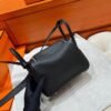 Ck89 Nior/Black Mini lindy 19cm Tc Leather Gold Hardware Full Handmade
