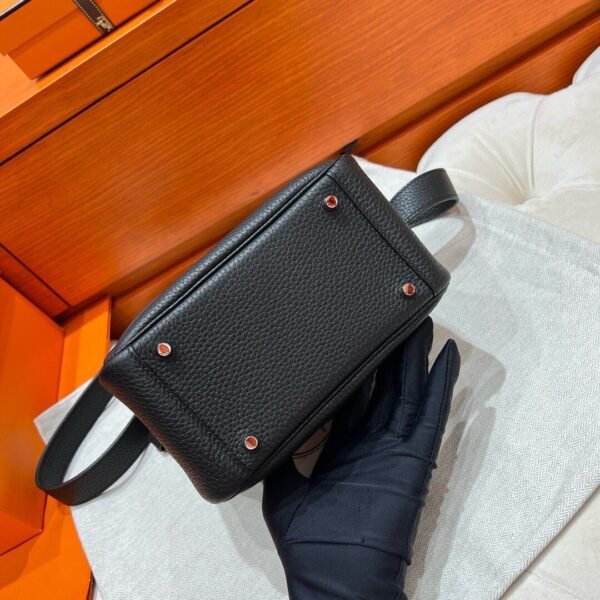 Ck89 Nior/Black Mini lindy 19cm Tc Leather Gold Hardware Full Handmade