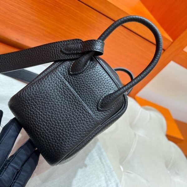 Ck89 Nior/Black Mini lindy 19cm Tc Leather Gold Hardware Full Handmade