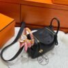 Ck89 Nior/Black Mini lindy 19cm Tc Leather Gold Hardware Full Handmade