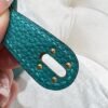 7F Blue paon Mini lindy 19cm Tc Leather Gold Hardware Full Handmade
