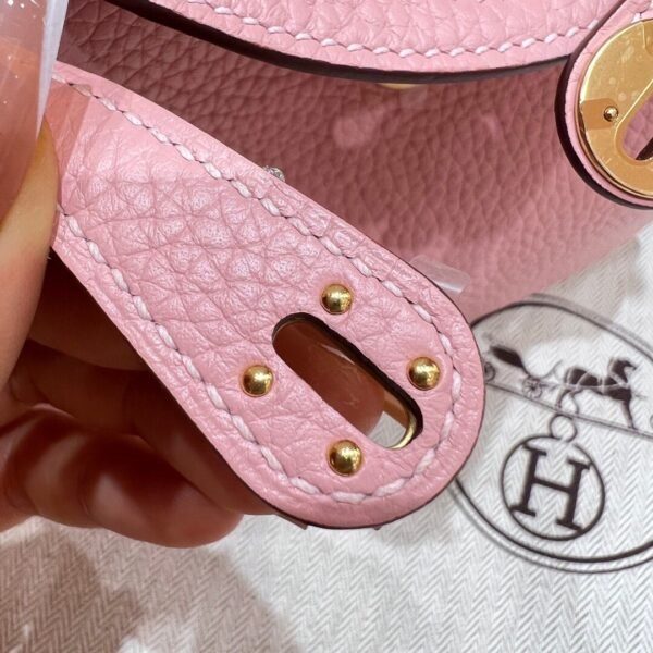 3Q Sakura Mini Lindy 19cm Tc Leather Gold Hardware Full Handmade