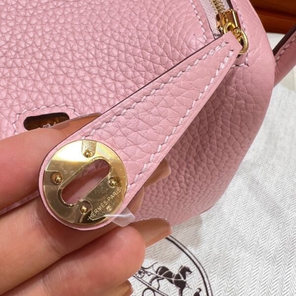 3Q Sakura Mini Lindy 19cm Tc Leather Gold Hardware Full Handmade