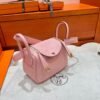 3Q Sakura Mini Lindy 19cm Tc Leather Gold Hardware Full Handmade