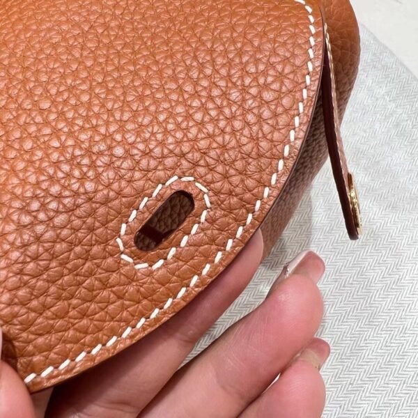 37 Gold Mini lindy 19cm Tc Leather Gold Hardware Full Handmade