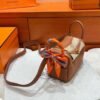 37 Gold Mini lindy 19cm Tc Leather Gold Hardware Full Handmade