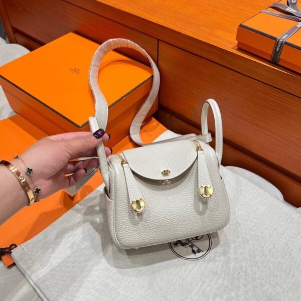 I2 Nata Mini Lindy 19CM Tc Leather Gold Hardware Full Handmade