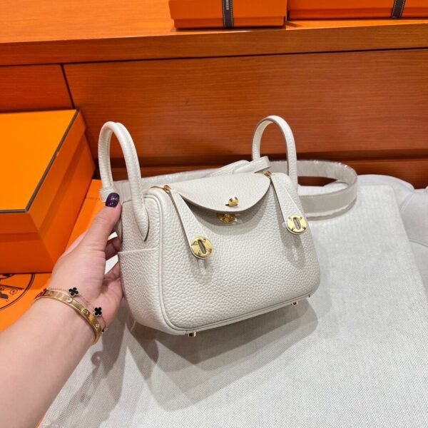 I2 Nata Mini Lindy 19CM Tc Leather Gold Hardware Full Handmade