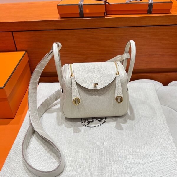 I2 Nata Mini Lindy 19CM Tc Leather Gold Hardware Full Handmade