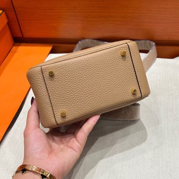 0M Chia Mini lindy 19cm Tc Leather Gold Hardware Full Handmade