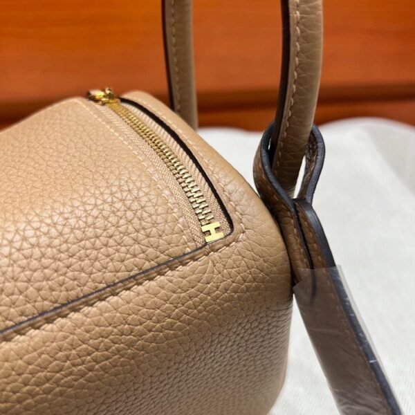 0M Chia Mini lindy 19cm Tc Leather Gold Hardware Full Handmade