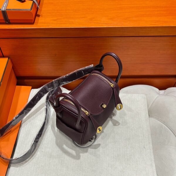 G0 Rouge Sellier Mini lindy  19cm  TC Leather Gold Hardware Full Handmade