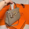 CK18 Etoupe Kelly 25CM Togo Leather Gold Hardware Full Handmade