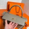 Kelly 28CM Epsom Leather CK18 Etoupe Gold Hardware Full Handmade