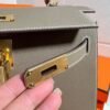 Kelly 28CM Epsom Leather CK18 Etoupe Gold Hardware Full Handmade