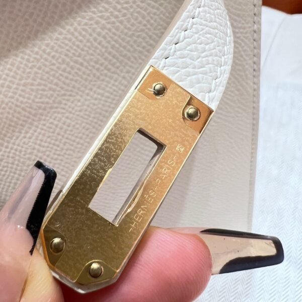 CK10 Craie Kelly 25CM Epsom Leather Gold Hardware Full Handmade