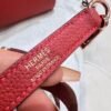 Kelly 32CM Togo Leather S5 Rouge Tomate Rose Gold Hardware