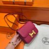 K1 Rouge Grenada Constance 19CM 1-18 Mirror Epsom Leather Gold Hardware Full Handmade