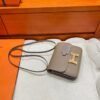 CK18 Etoupe Constance 19CM 1-18 Mirror Epsom Leather Gold Hardware Full Handmade
