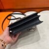 CK89 Black Constance 19CM 1-18 Mirror Epsom Leather Rose Gold Hardware Full Handmade
