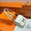 CK10 Craie Constance 19CM 1-18 Mirror Epsom Leather Gold Hardware Full Handmade