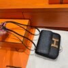 CK89 Black Constance 19CM Chever Leather Gold Hardware Full Handmade